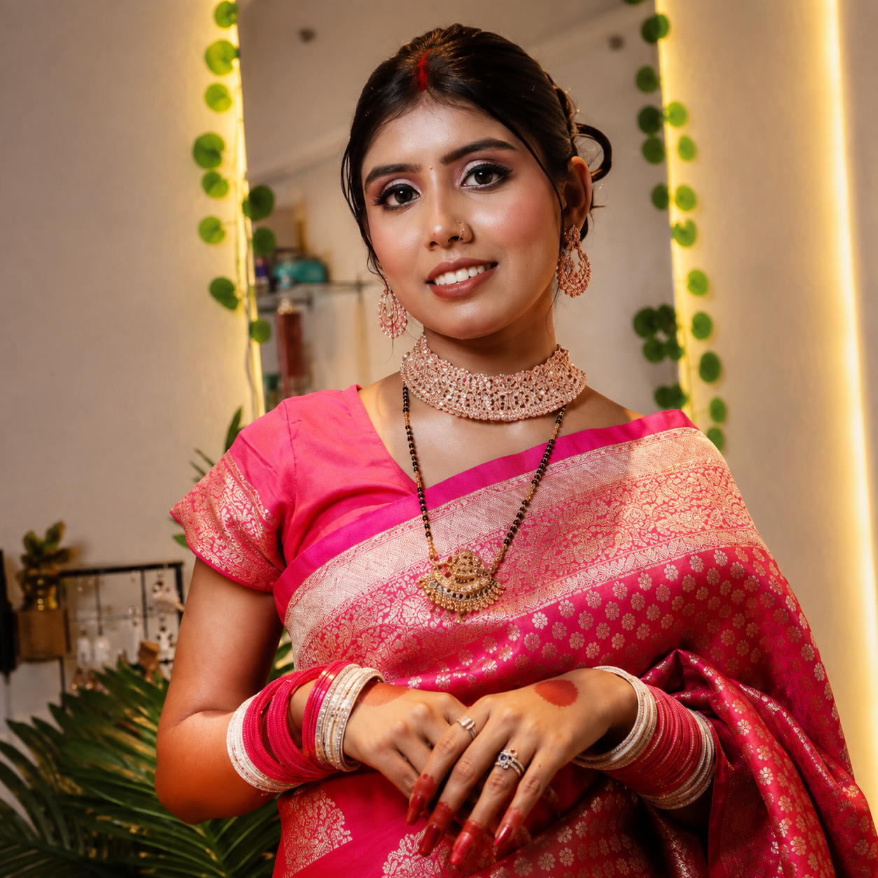 newly wedded makeup